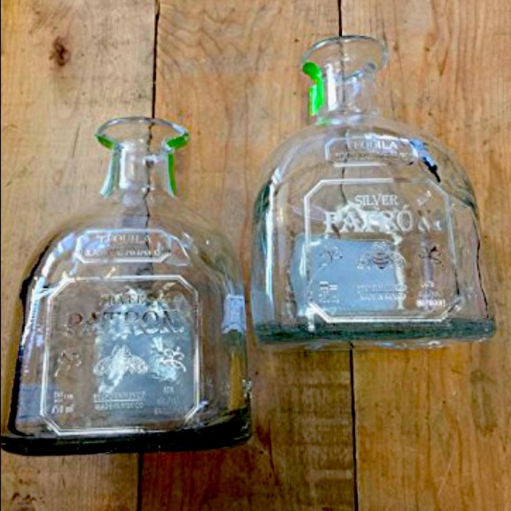 LOT of 30-750ml Patrón empty liquor bottle